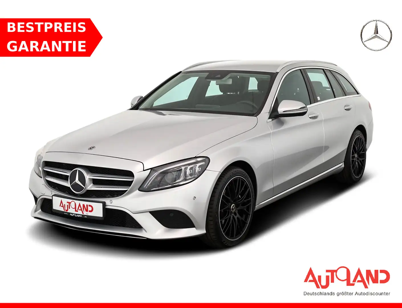 Mercedes-Benz C 300 C300 T 9G-Tronic LED Navi Kamera Android Apple Plateado - 1