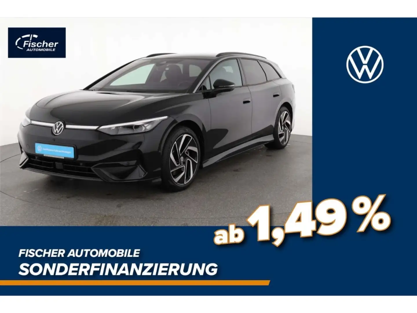 Volkswagen ID.7 Tourer Elektro Pro 77kWh NAV/Matrix-LED/AHK Schwarz - 1