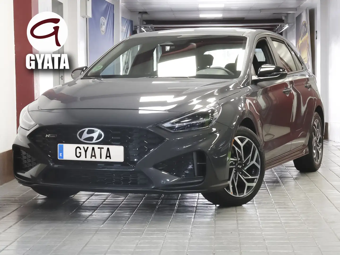 Hyundai i30 1.0 TGDI N Line 100 Gris - 1