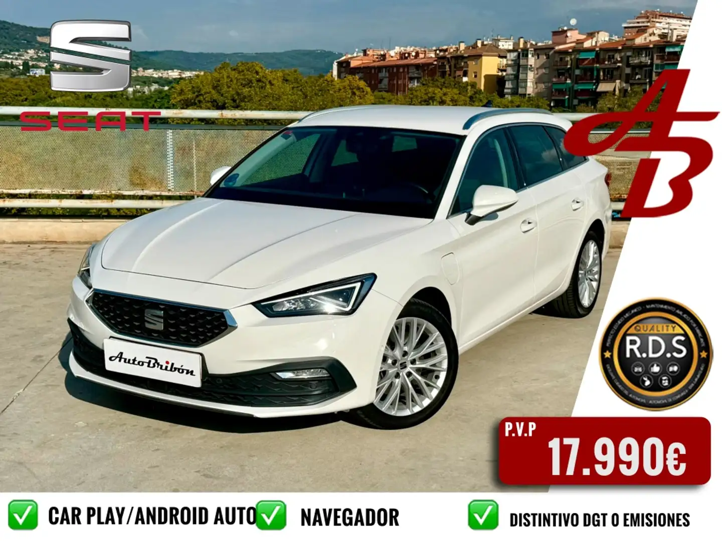 SEAT Leon ST 1.4 TSI e-Hybrid S&S Xcellence DSG-6 204 Blanco - 1