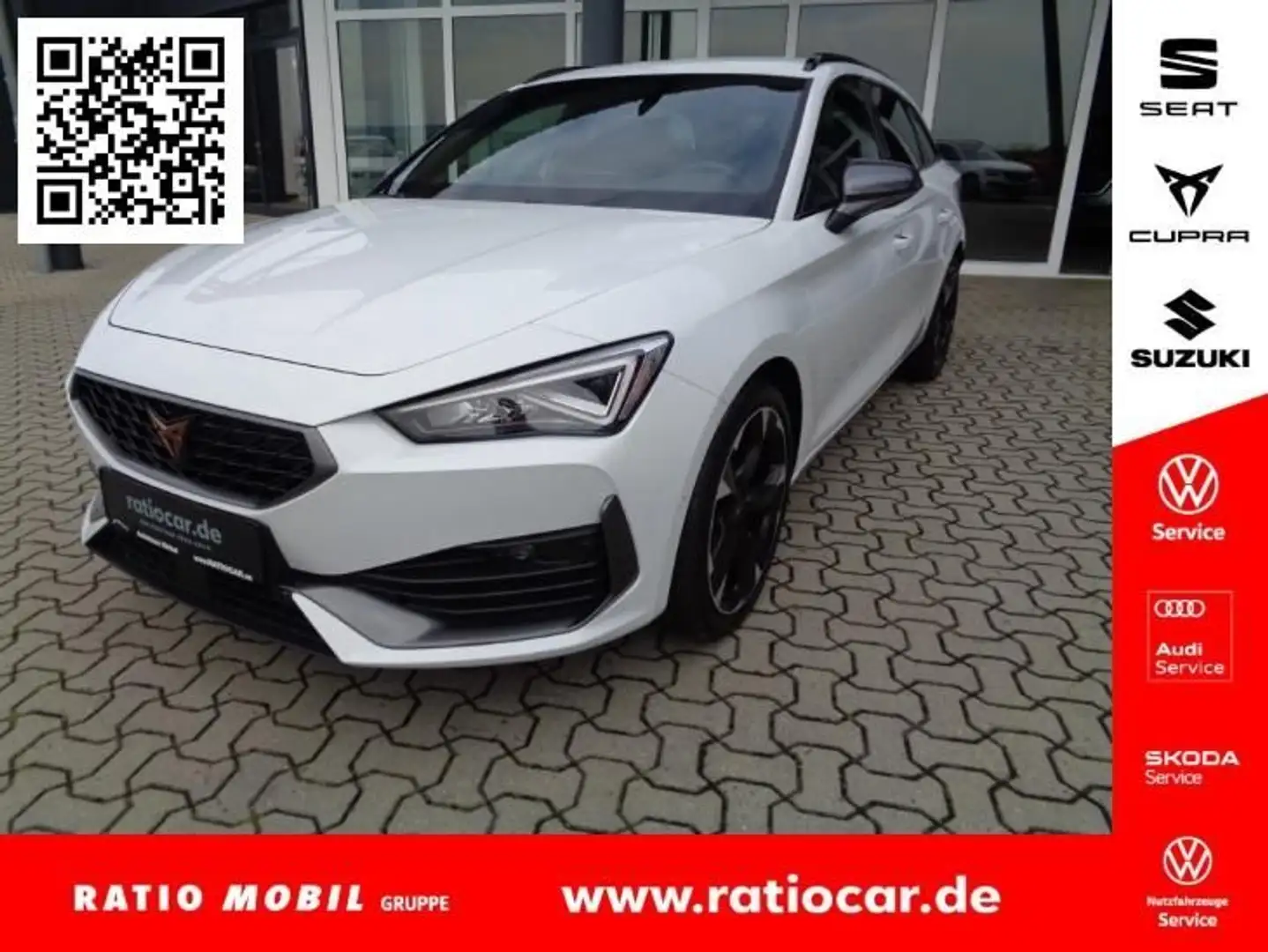 CUPRA Leon LEON SPORTSTOURER 1.5 ETSI DSG NAVI SITZH. ACC Blanc - 1