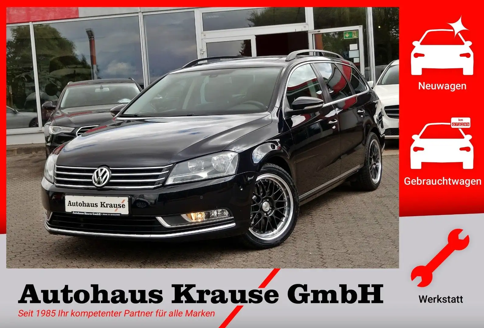 Volkswagen Passat Variant 2.0TDI CL-AHK/BEH.FS/SITZLÜFT/17" Black - 1