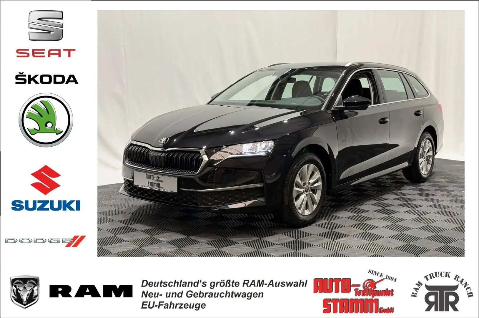 Skoda Octavia Combi 1.5 eTSI DSG Selection Navi LED Negru - 1