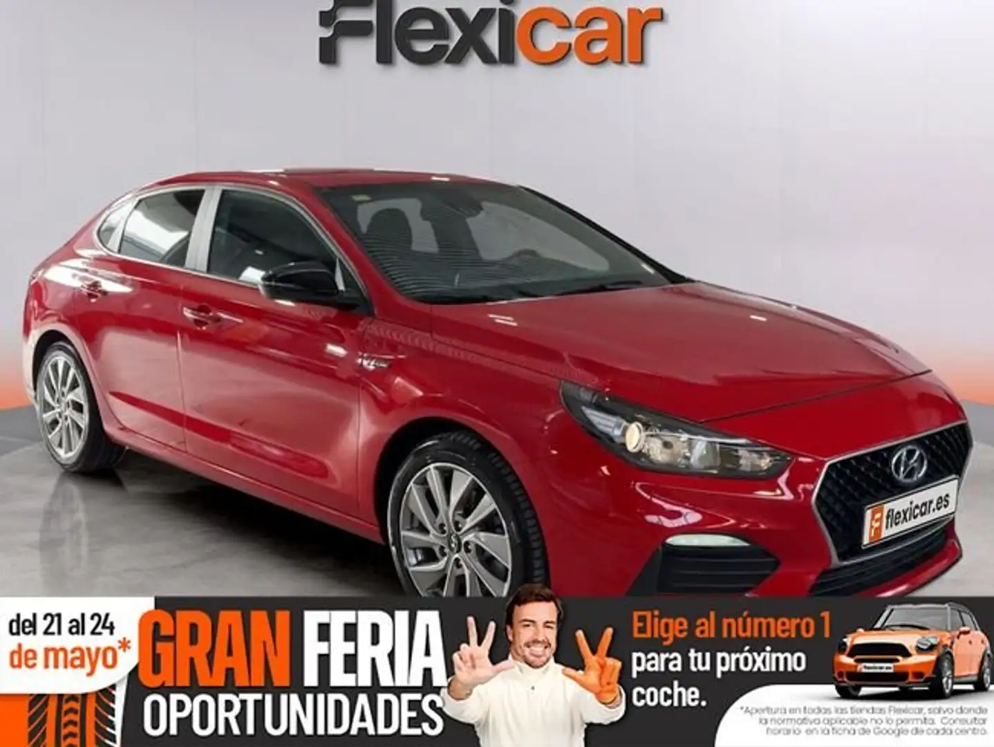 Hyundai i30 1.0 TGDI N-Line Fastback Rojo - 1
