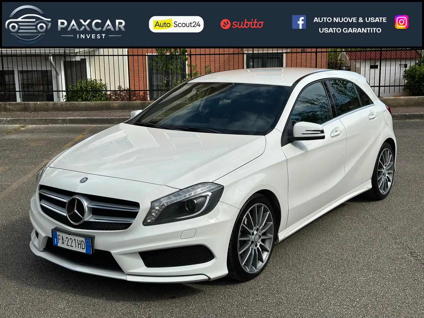 Mercedes-Benz A 200 CDI Dark Night edition AMG *UNICO PROPRIETARIO* Weiß - 1