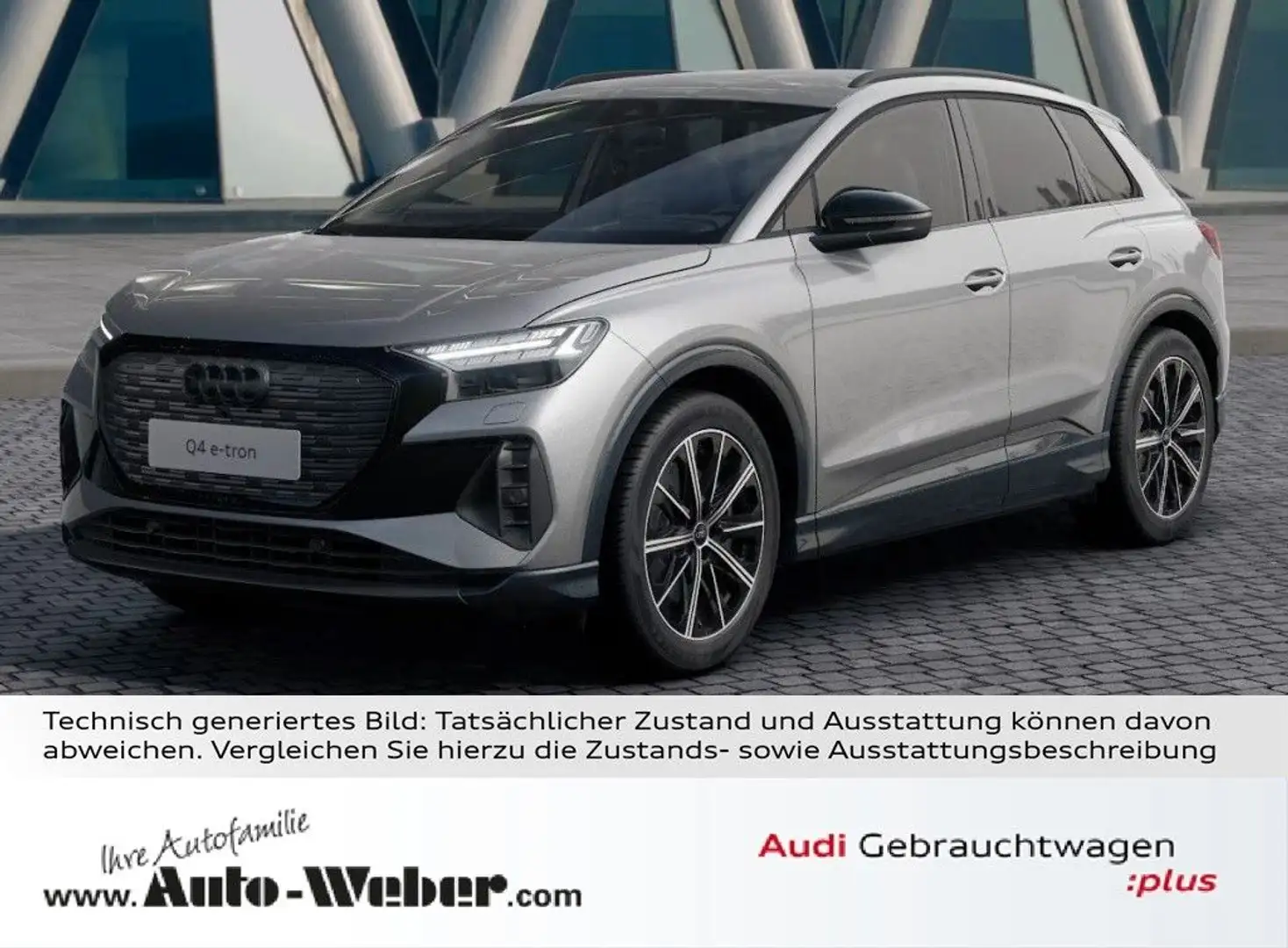 Audi Q4 e-tron 45 qu NAV+ KAMERA HuD MATRIX PARKEN Grau - 1