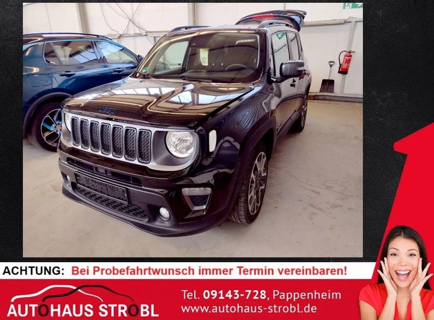 Jeep Renegade S Plug-In-Hybrid 4xe/ ACC/ NAVI/ KAMERA Noir - 1