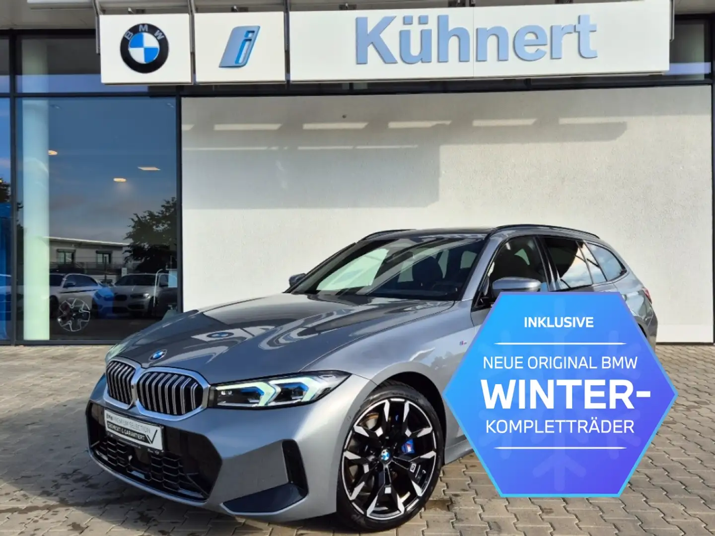 BMW 330 d xDrive ///M-Sport/ACC/PanoSD/AHK/HiFi H&K Gris - 1