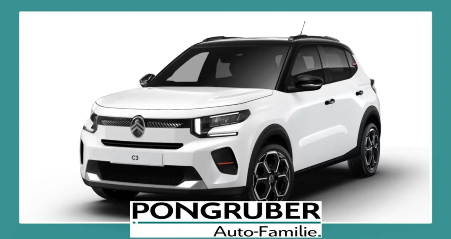 Citroen C3 Turbo 100PS Manuell MAX Wit - 1