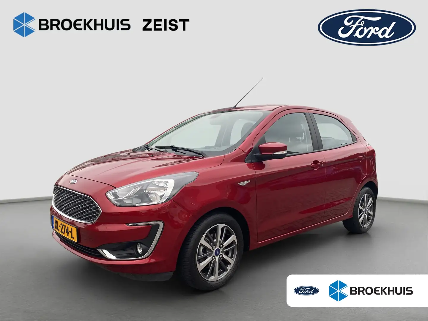 Ford Ka/Ka+ 1.2 Ultimate | NL-auto | 100% dealer o.h. | Cruise Rouge - 1