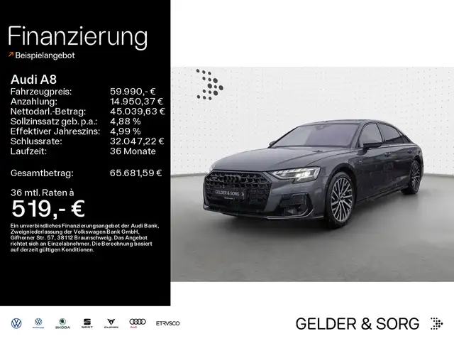 Audi A8 Lang 55 TFSI qu. S-line Pano*Stand*Air*B&O*