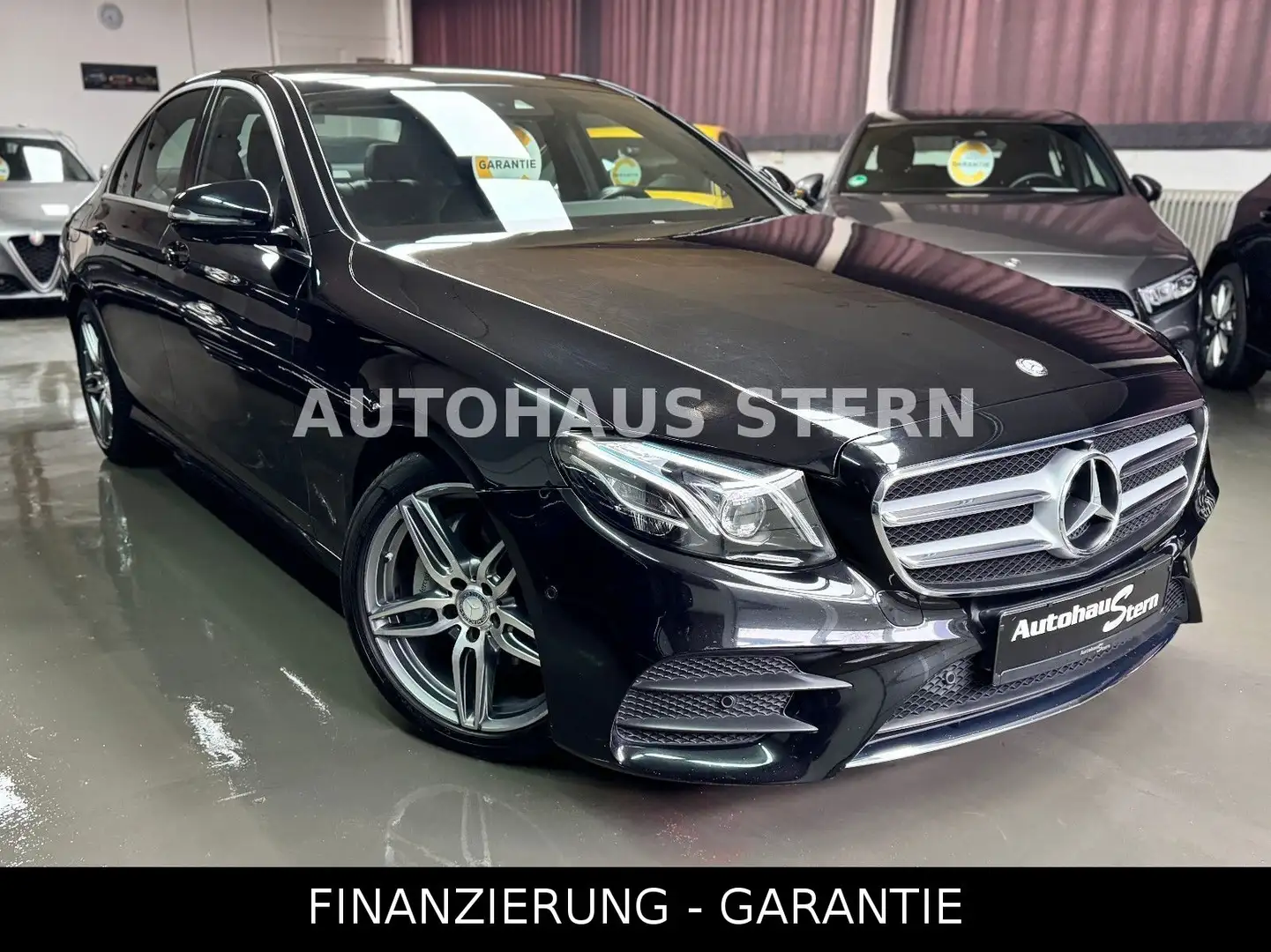 Mercedes-Benz E 220 d Lim AMG Line Widescreen 360°Cam 8xReifen Negro - 1