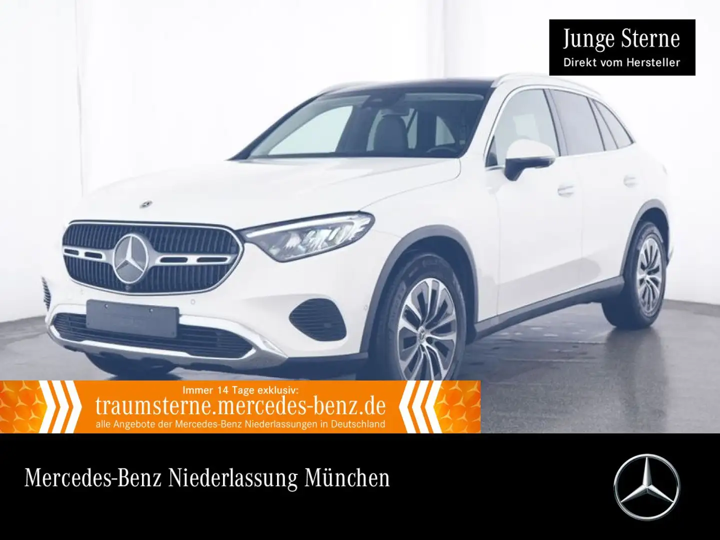Mercedes-Benz GLC 200 4M AVANTG+PANO+360+AHK+LED+TOTW+KEYLESS+9G Weiß - 1
