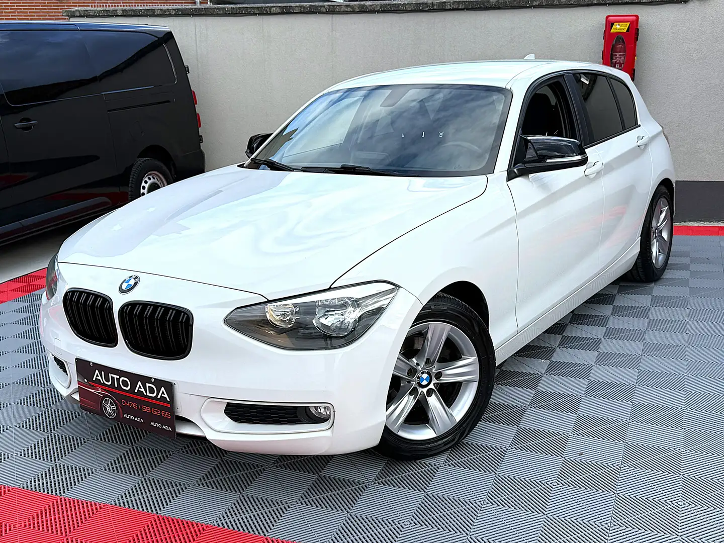 BMW 116 --AIRCO--GPS--CUIR--GARANTIE 12 MOIS-- Blanc - 2