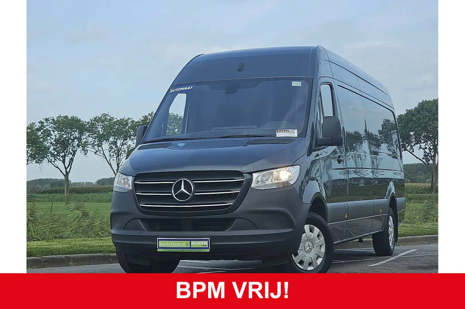 Mercedes-Benz Sprinter 315 L3H2 Mbux + Navi Automaat Airco Camera 3-Zits/ Grau - 2