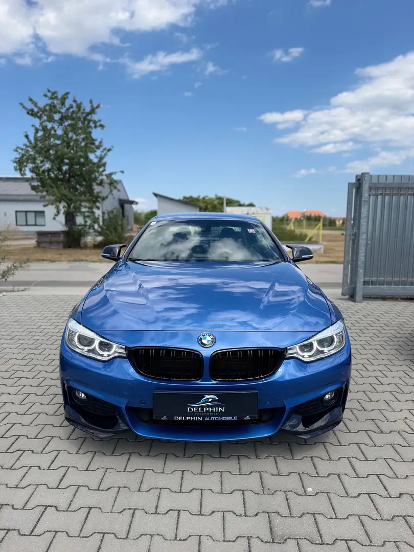 BMW 420 Cabrio 420d Blau - 2