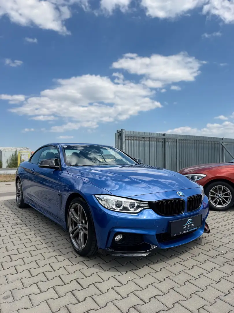 BMW 420 Cabrio 420d Blau - 1