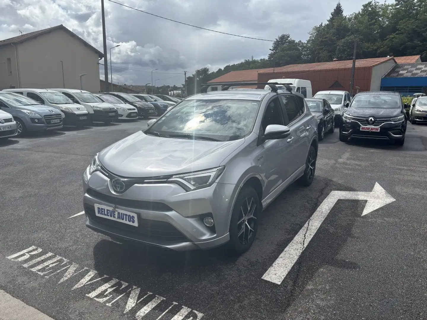 Toyota RAV 4 IV 197 Hybride Exclusive AWD CVT Gris - 2