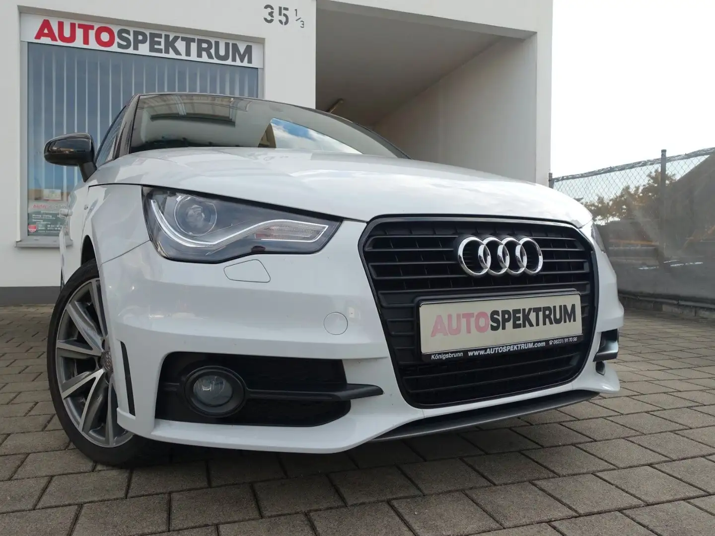 Audi A1 Sportback S-LINE/1.HAND/NAVI/XENON Blanc - 1
