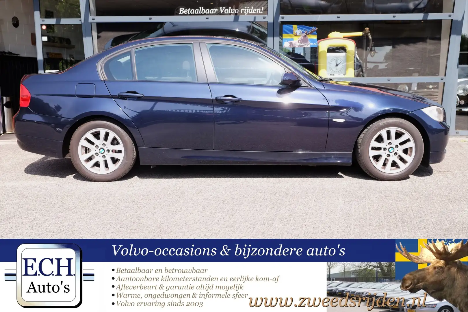 BMW 320 3-serie 320i 170 pk Aut. Executive Bleu - 2