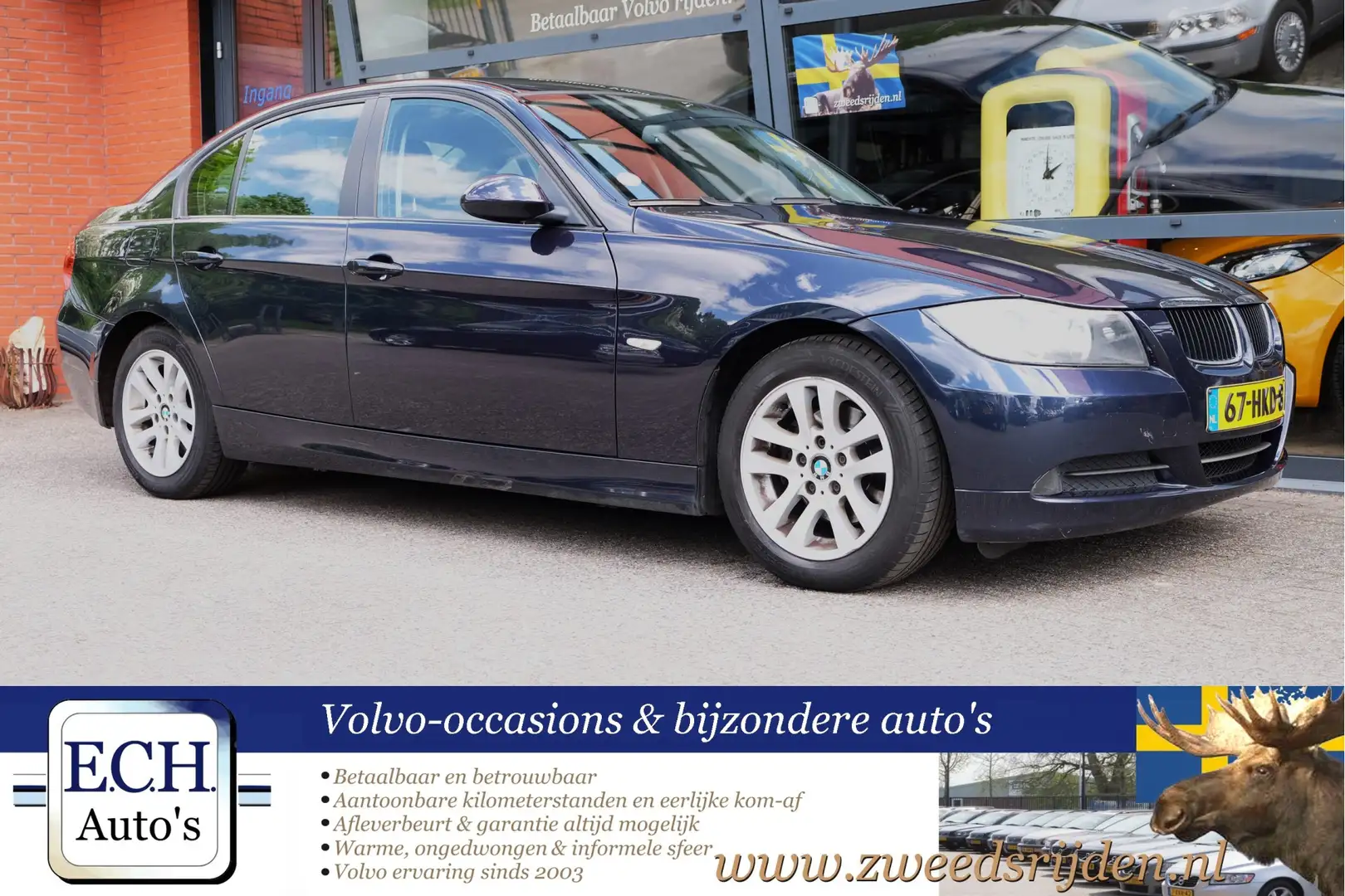 BMW 320 3-serie 320i 170 pk Aut. Executive Bleu - 1