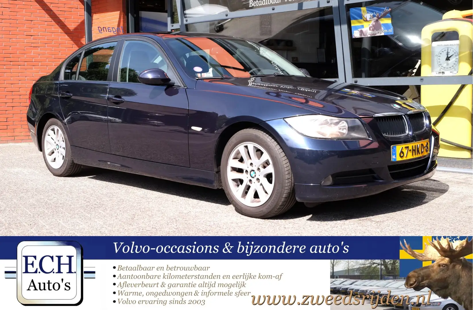 BMW 320 3-serie 320i 170 pk Aut. Executive Bleu - 1