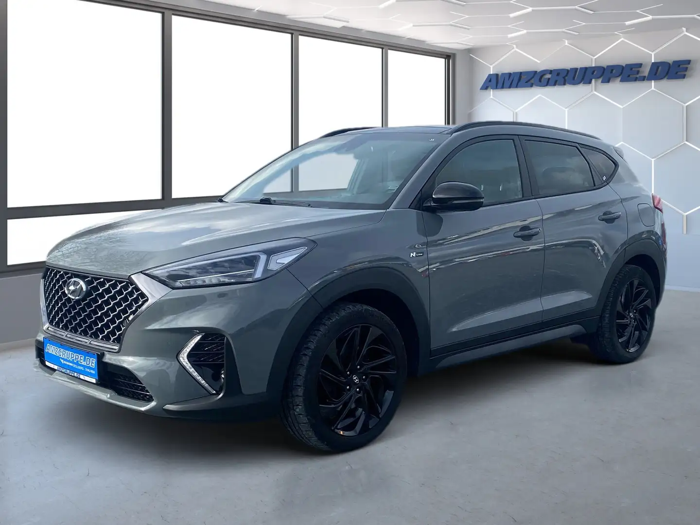 Hyundai TUCSON 2.0CRDI 4WD N-Line Pano+Kamera+Navi Серый - 2