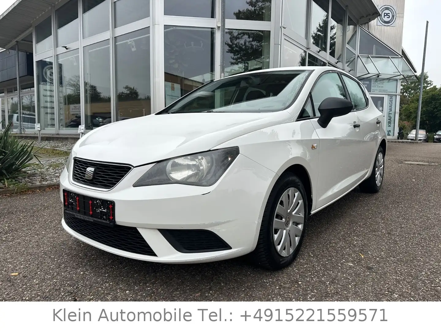 SEAT Ibiza 1.2 TSI Style 1.Hand TÜV2.27 Klima Weiß - 1