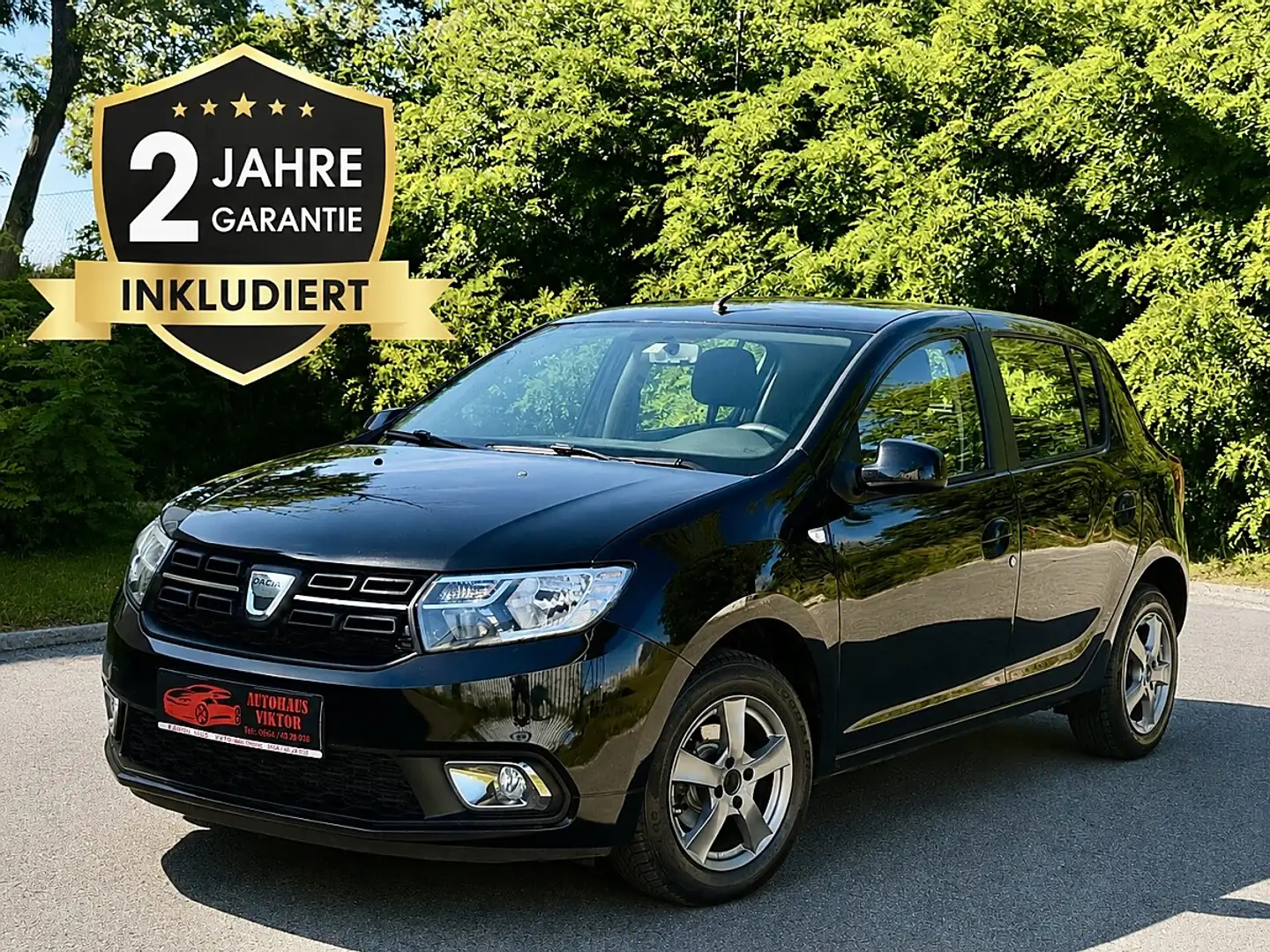 Dacia Sandero Sce 75*GARANTIE,PICKERL NEU,WENIG KM* Schwarz - 1