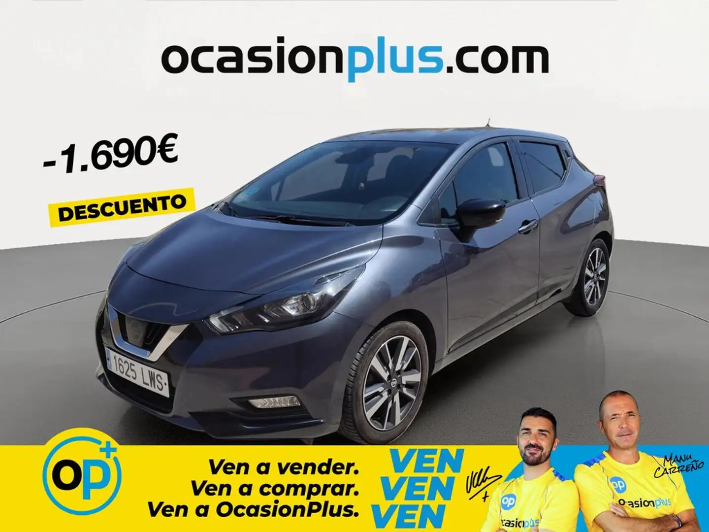 Nissan Micra IG-T N-Desing Black 92 Gris - 1