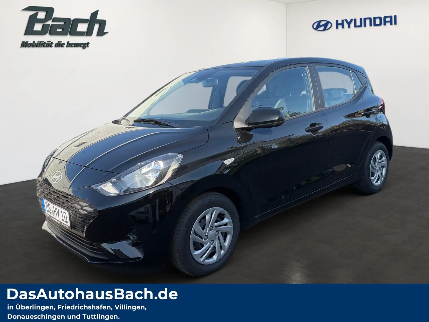 Hyundai i10 1.0l Select Navi+Fernlichtass.+Kam.+PDC Noir - 1