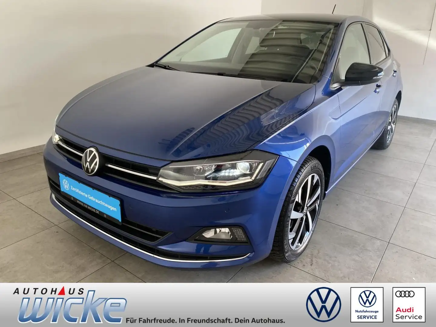 Volkswagen Polo 1.0 TSI DSG Highline NAVI KLIMA LED PDC Blau - 1