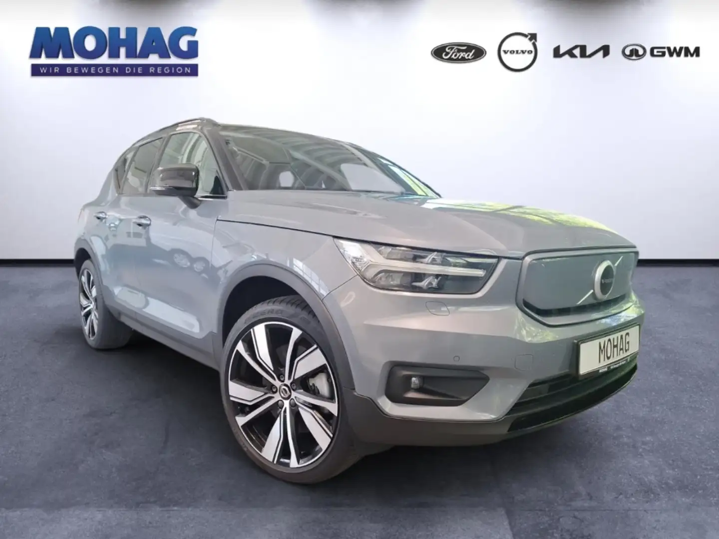 Volvo XC40 P8 AWD Twin R Design AHK ACC BLIS Alarmanlage Grau - 2