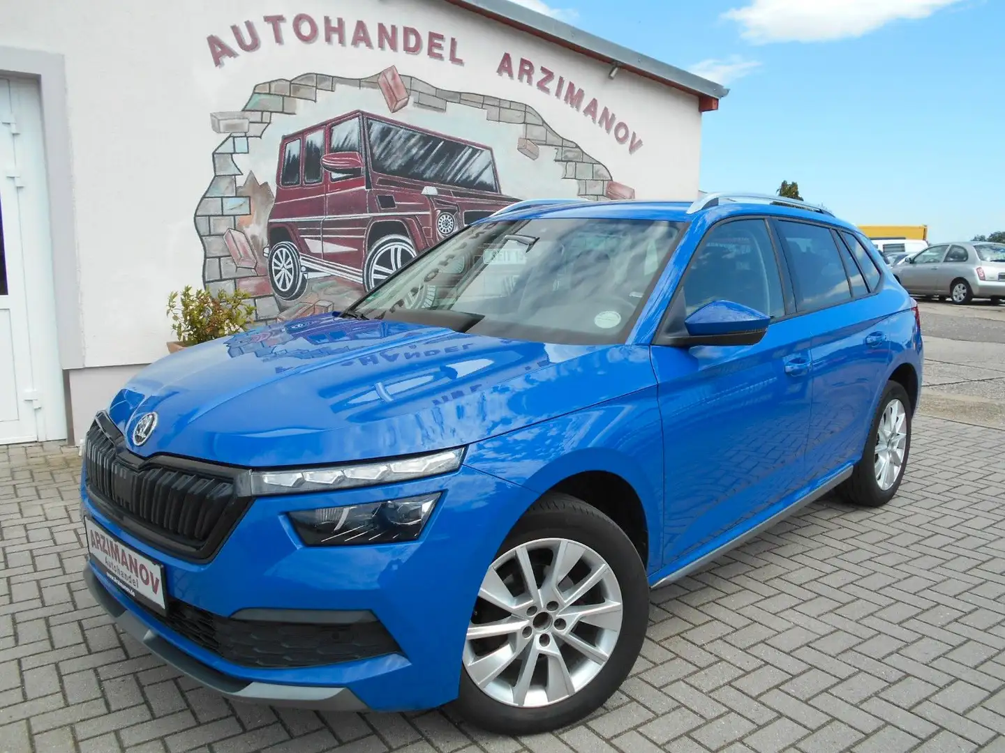 Skoda Kamiq 1.6 TDI Style AUTOMATIC/KLIMA/PDC Blau - 1