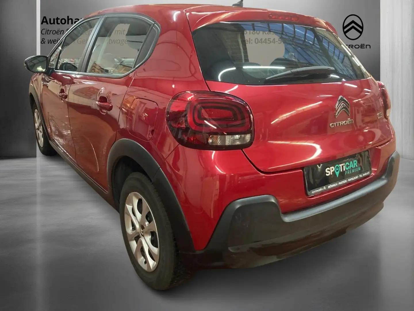 Citroen C3 1 1.2 PureTech 82 Feel Tempomat AFIL Spurassiste Rot - 2