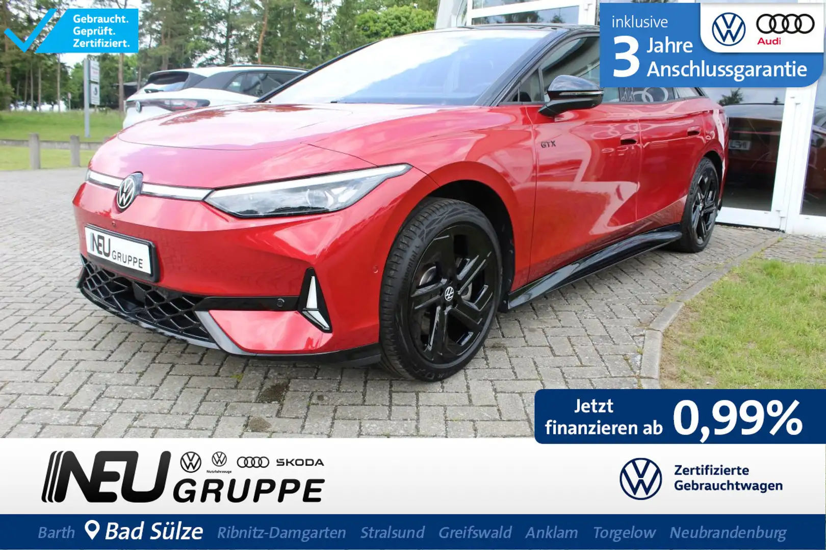 Volkswagen ID.7 GTX 4x4 Matrix HZ 360° 20LM WP Rot - 1