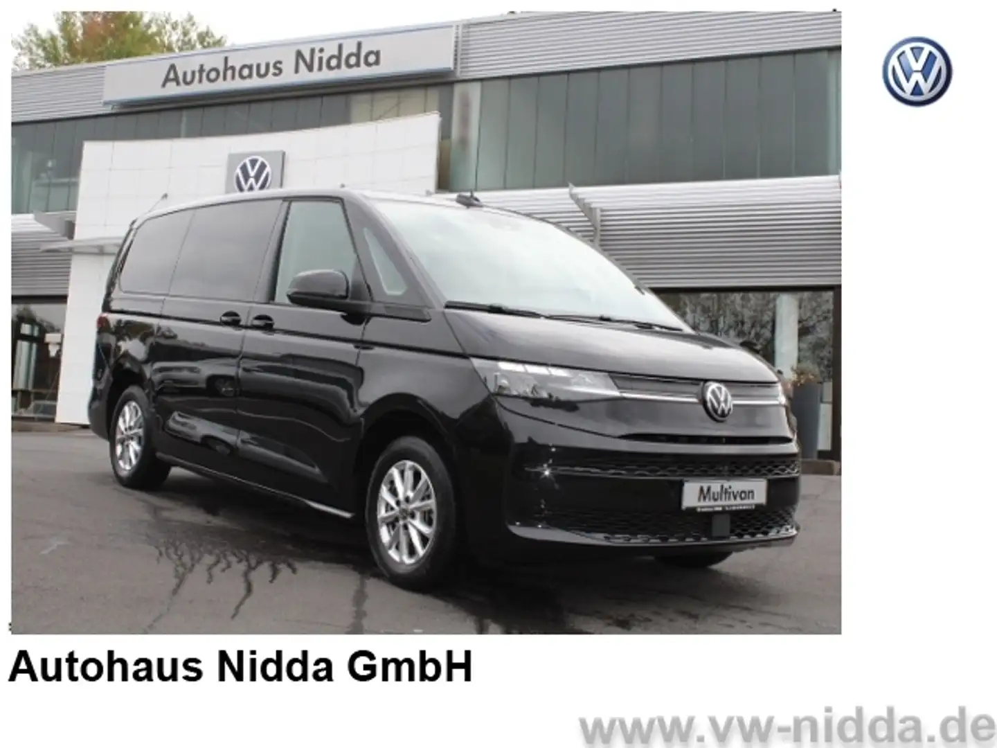 Volkswagen T7 Multivan 2.0 TDI lang -7 SITZ.- AHK-NAVI-LED Schwarz - 1