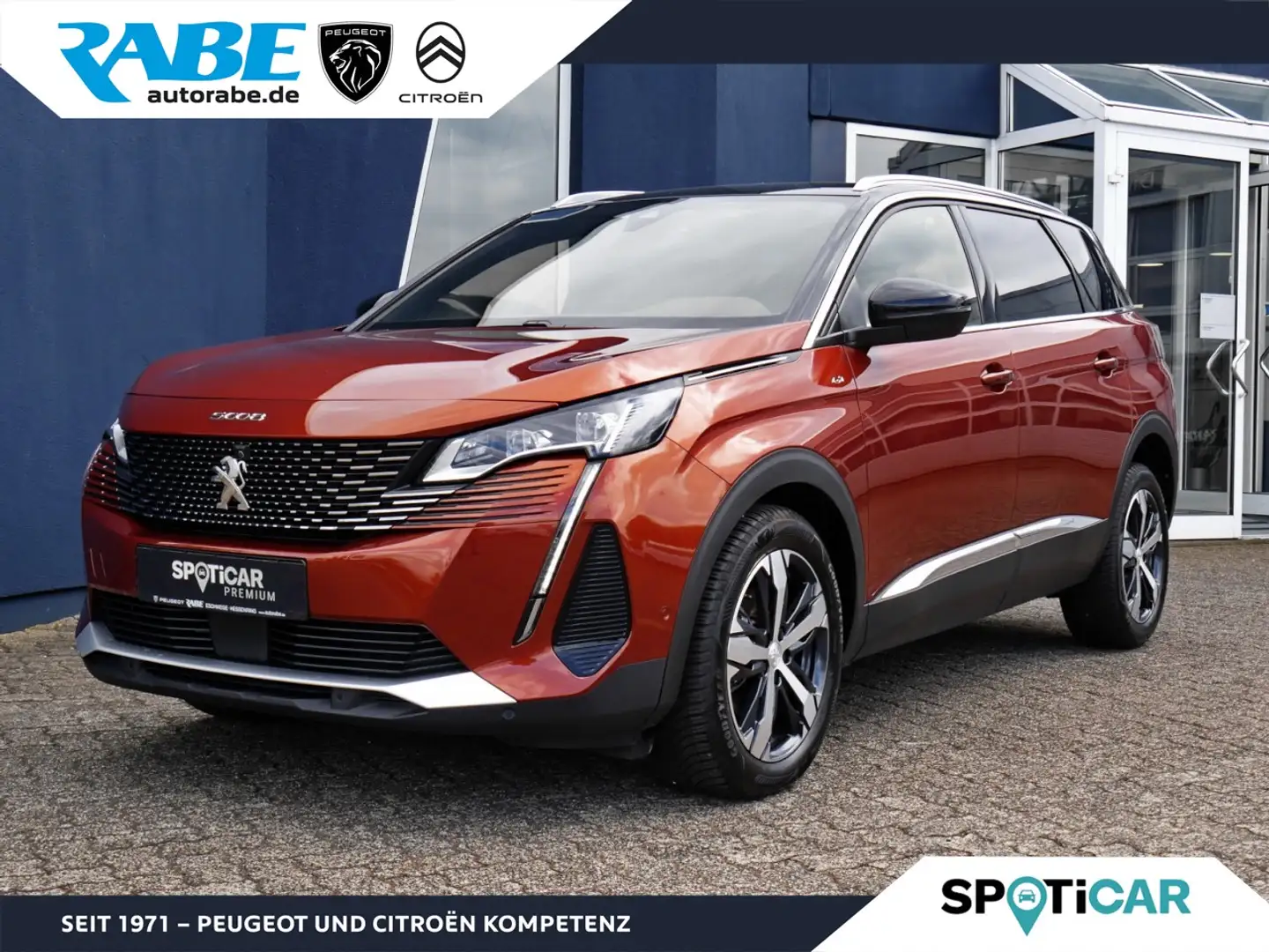 Peugeot 5008 GT 130 PureTech Aut+ParkAssist+Kamera 360 Klima Braun - 1