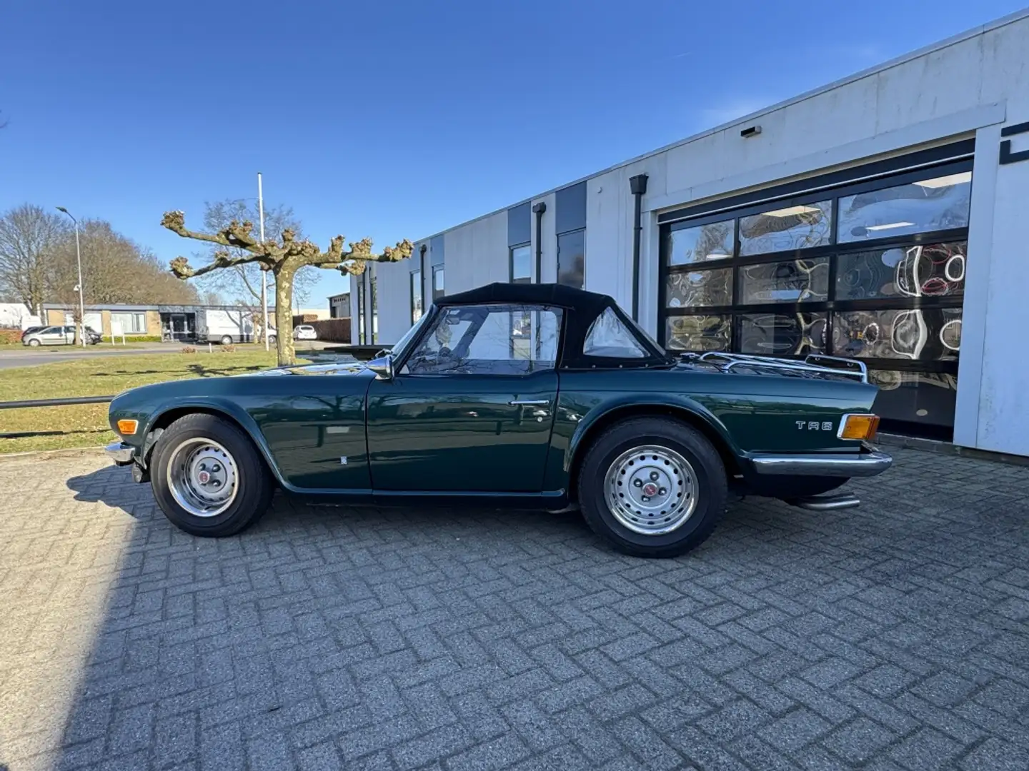 Triumph TR6 Soft Top Verde - 2