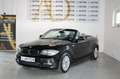 BMW 120 Cabrio 120i+LEDER+PDC+SHZ+KLIMA+AHK+ Schwarz - thumbnail 1