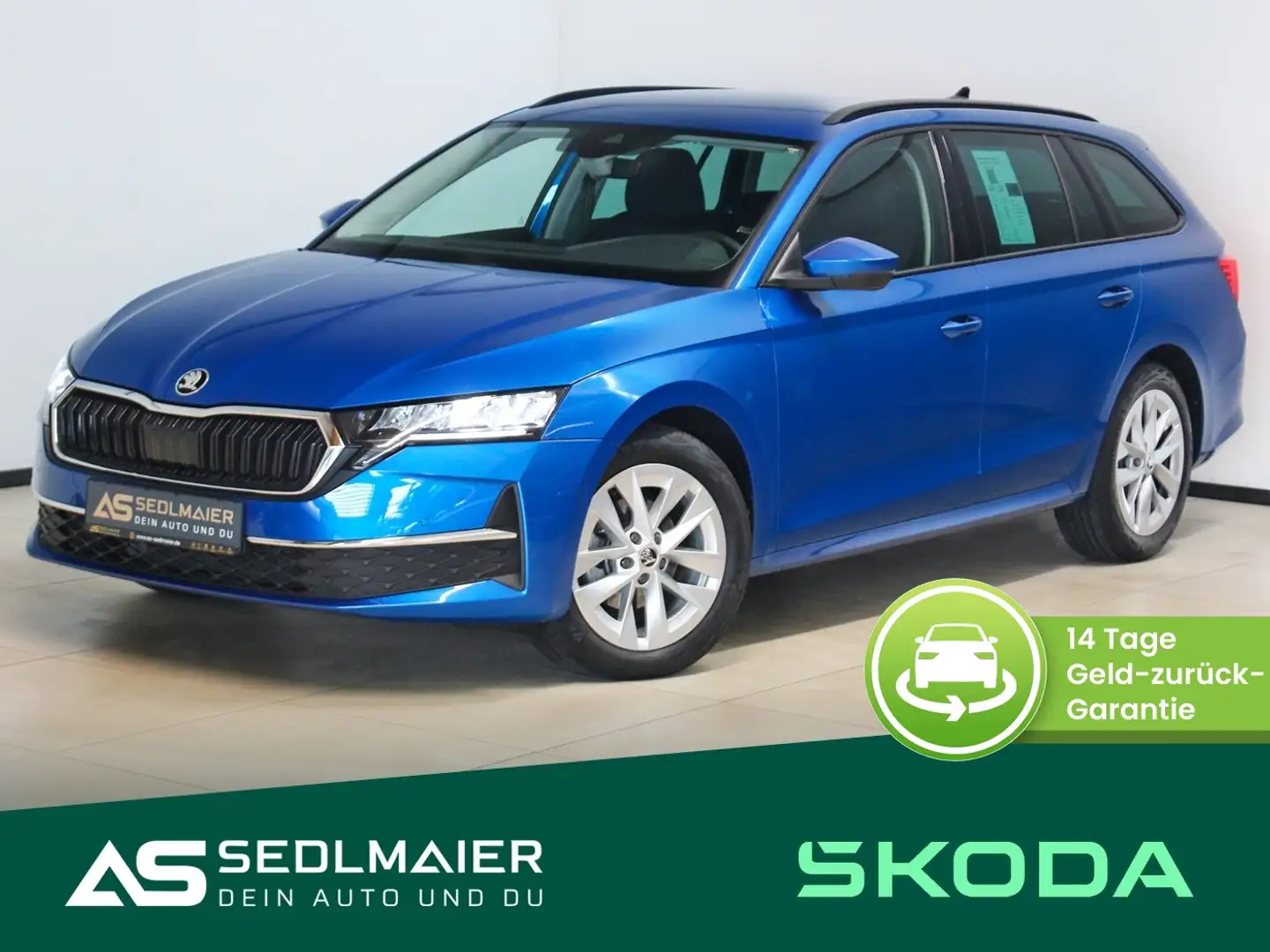 Skoda Octavia Combi 2.0 TDI Selection AHK|ACC|SHZ|NAVI Blau - 1