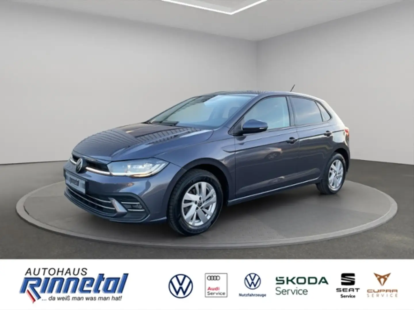 Volkswagen Polo 1.0 TSI OPF DSG Style MATRIX LED+KAMERA+APP CONN+ Grau - 1
