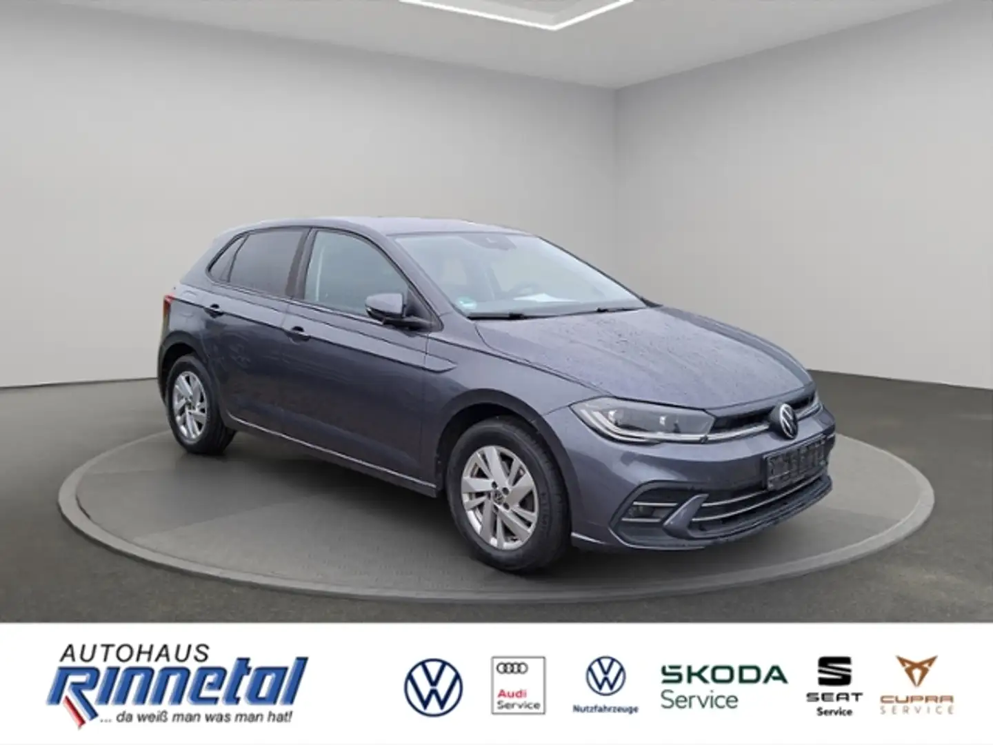 Volkswagen Polo 1.0 TSI OPF DSG Style MATRIX LED+KAMERA+APP CONN+ Grau - 1