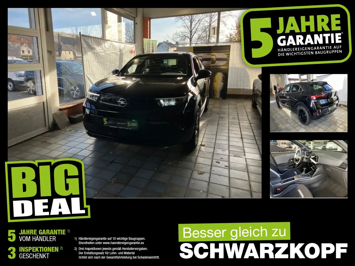 Opel Mokka 1.2T Rückfahrkamera,WirelessCharg,USB Schwarz - 1