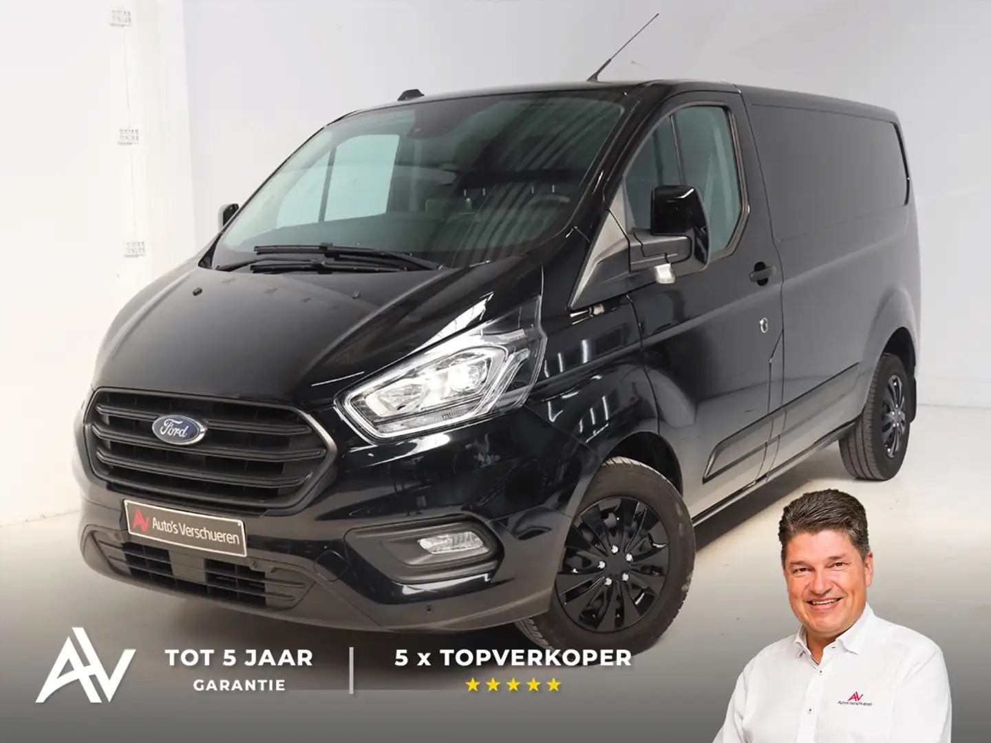 Ford Transit 2.0 TDCI L1H1 AT6 ** Carplay | PDC | Cruise Zwart - 1