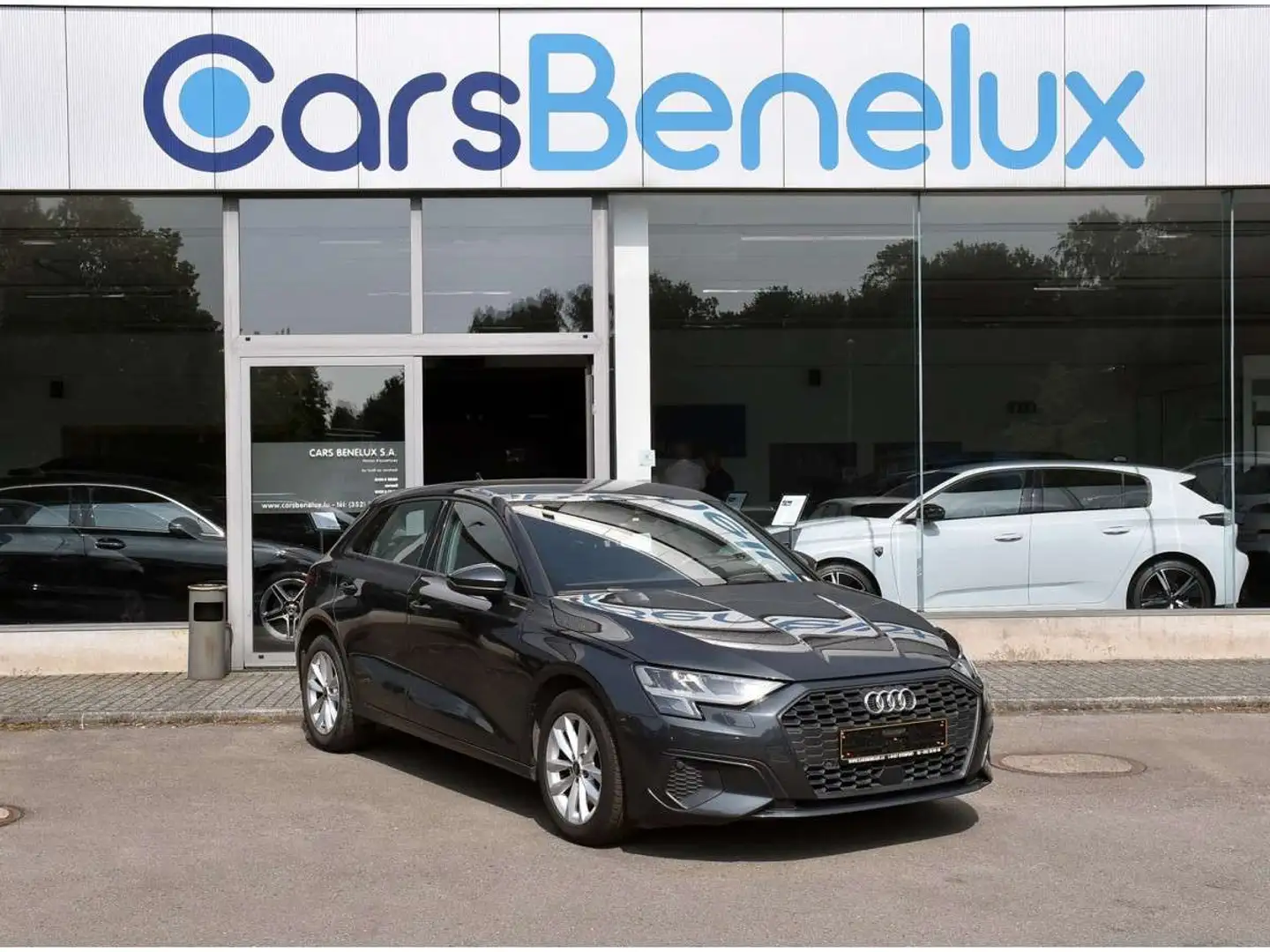 Audi A3 Sportback 30 TDI SG CHFF REGUL GPS PDC 1 MAIN Gris - 1