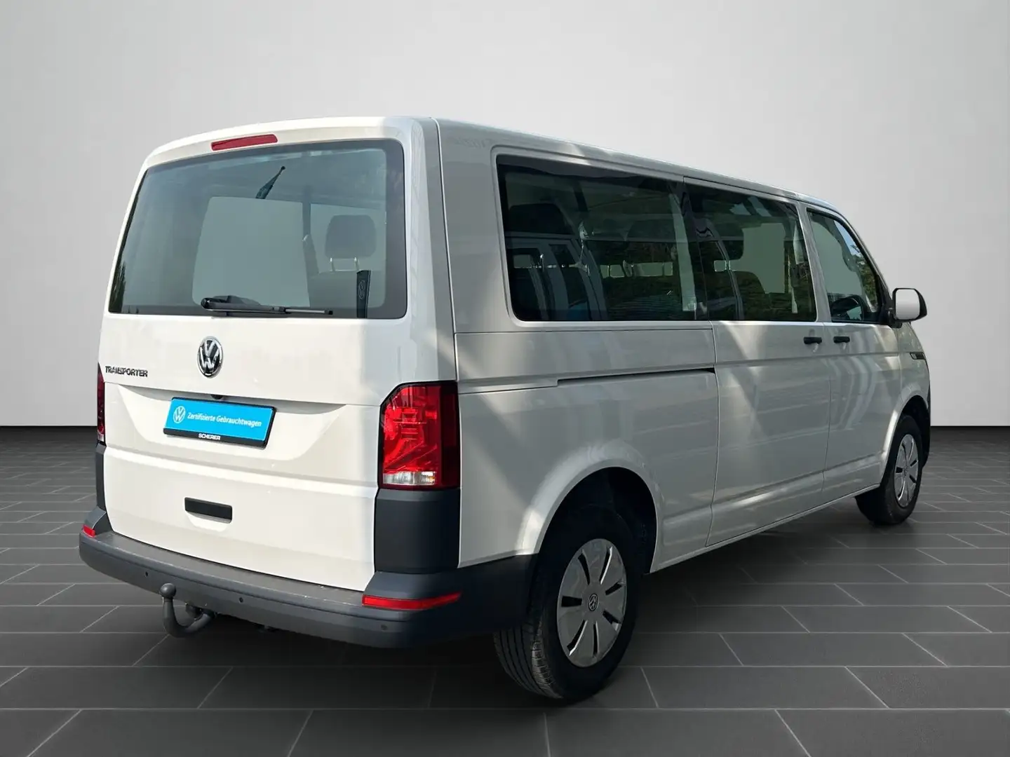 Volkswagen T6.1 Kombi LR 2.0 TDI 8-Sitzer AHK KLIMA PDC RFK Weiß - 2
