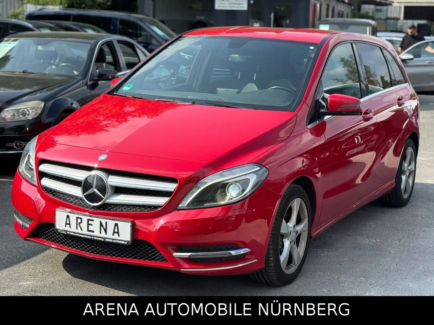 Mercedes-Benz B 180 B180 CDI Sportpacket*Xenon*Navi*Ahk*Teilleder Rosso - 1
