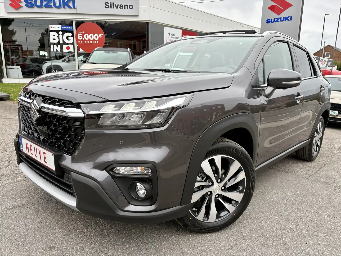 Suzuki S-Cross 1.4 Turbo MHEV 48V GLX SP - BOITE AUTOMATIQUE Grijs - 2