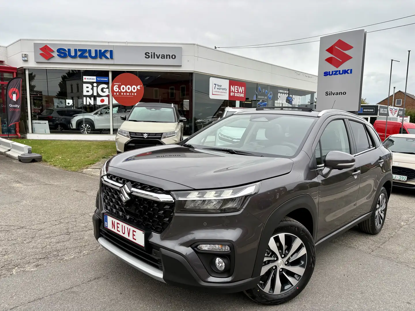 Suzuki S-Cross 1.4 Turbo MHEV 48V GLX SP - BOITE AUTOMATIQUE Grijs - 1